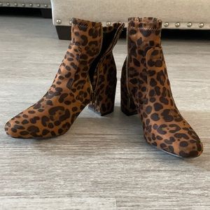 Leopard Print Booties | Poshmark